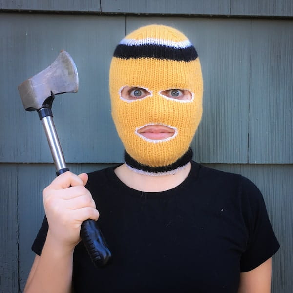 Retro ski mask